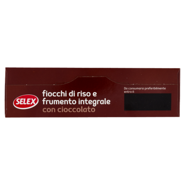 Selex Fiocchi di Riso e Frumento Integrale con Riccioli di Cioccolato Fondente 300 g