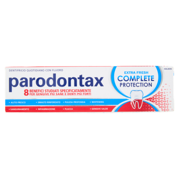 Parodontax dentifricio Complete Protection gengive più sane denti più forti Extra Fresh 75 ml