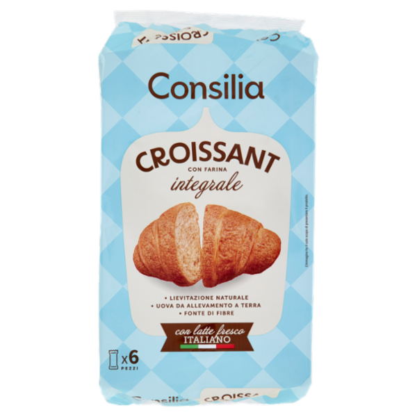 Consilia Croissant con farina integrale 6x40 g