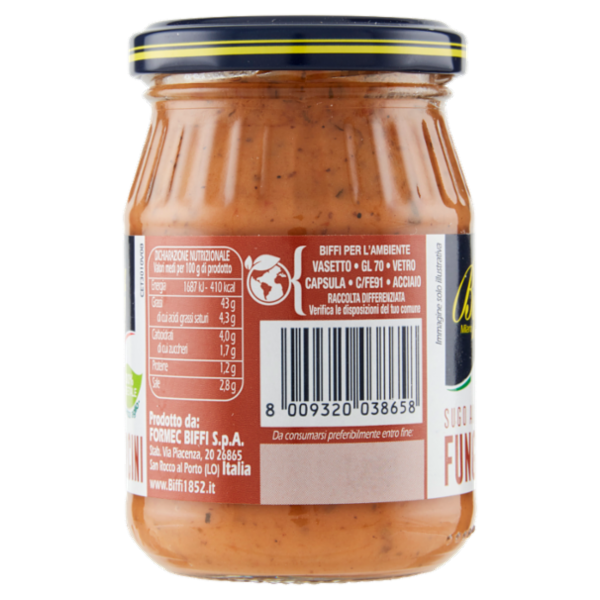Biffi Che Sugo! Sugo ai Funghi Porcini 190 g