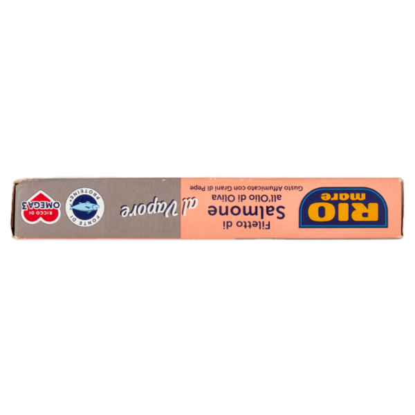 Rio mare Filetto di Salmone all'Olio di Oliva Gusto Affumicato con Grani di Pepe al Vapore 125 g