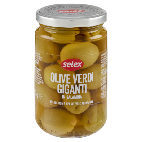 Selex Olive Verdi Giganti in Salamoia 300 g