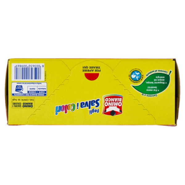 Omino Bianco Fogli Salva i Colori 56 pz