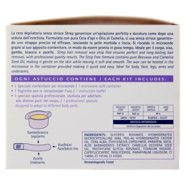 Strep Professional Cera Depilatoria Senza Strisce 100 ml