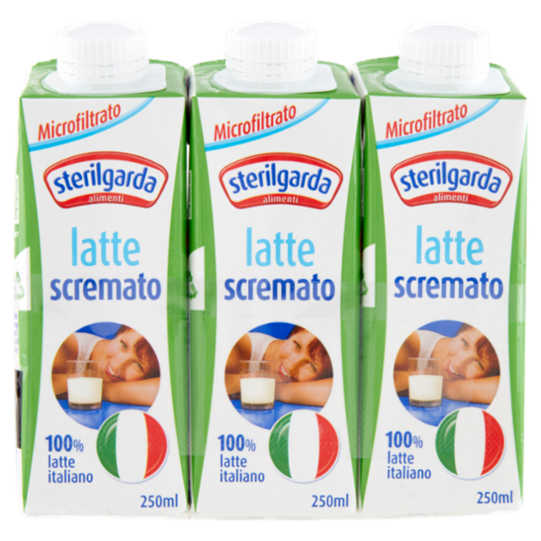 sterilgarda latte scremato Microfiltrato 3 x 250 ml