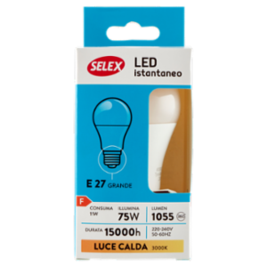 Selex Lampadina Led Goccia E27 11W Luce Calda
