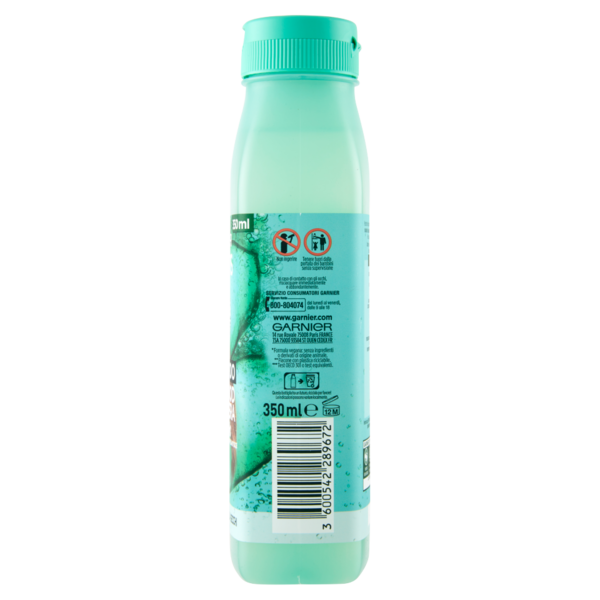 Garnier Fructis Hair Food, Shampoo idratante all'aloe per capelli disidratati, 350 ml