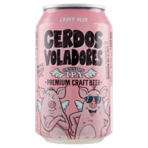 Cerdos Voladores Session IPA Premium Craft Beer 330 Ml