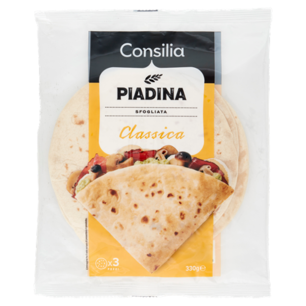 Consilia Piadina Sfogliata Classica 3 pezzi 330 g