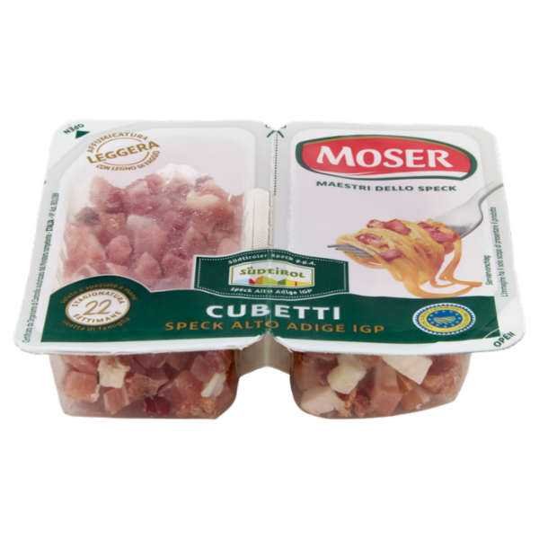 Moser Cubetti Speck Alto Adige IGP 80 g