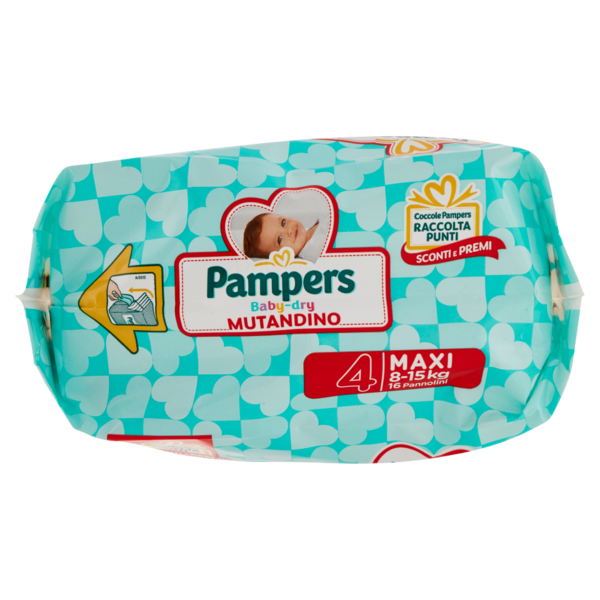 Pampers Baby-dry Mutandino 4 Maxi 16 pz