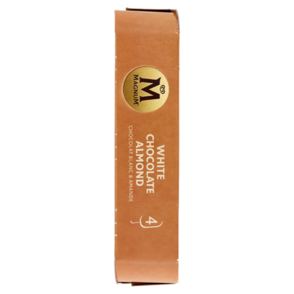 Magnum White Chocolate Almond 4 Gelati 292 g