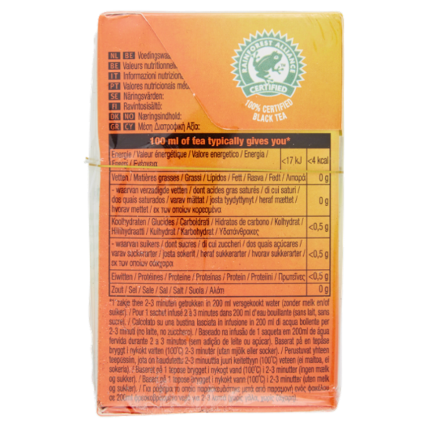 Lipton Lemon Black Tea 20 Filtri 34 g