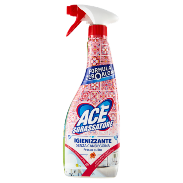 Ace Sgrassatore Igienizzante Senza Candeggina Fresco pulito 500 ml