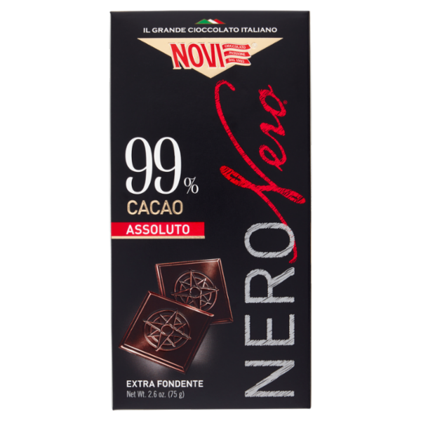 Novi NeroNero 99% Cacao Extra Fondente Assoluto 75 g