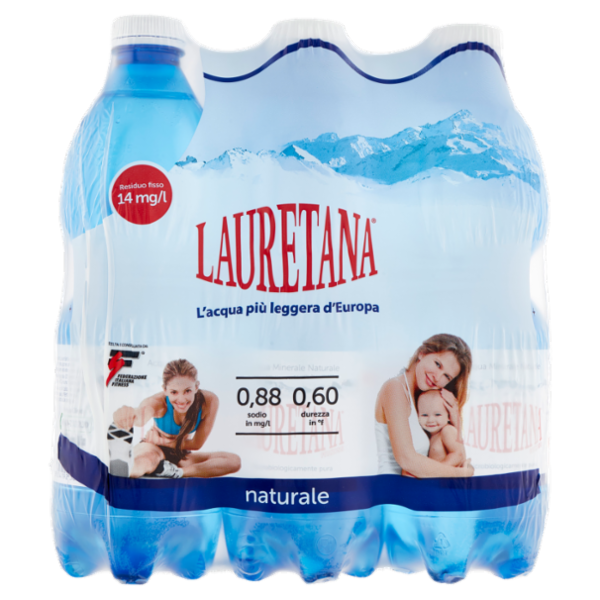 Lauretana Acqua Minerale Naturale 6 x 500 ml