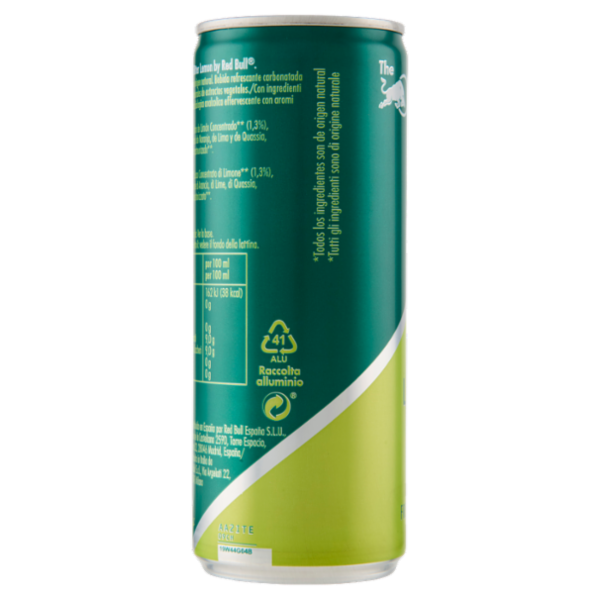 Organics by Red Bull Bitter Lemon - lattina da 250 ml