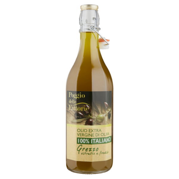 Poggio delle Fattorie Olio Extra Vergine di Oliva 100% Italiano Grezzo 750 ml