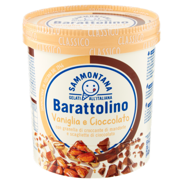 Sammontana Barattolino Classico Vaniglia e Cioccolato 500 g