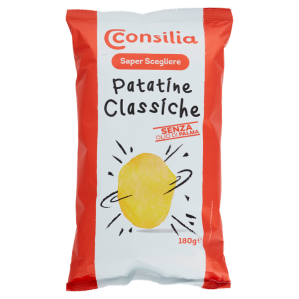 Consilia Saper Scegliere Patatine Classiche 180 g (senza olio di palma)