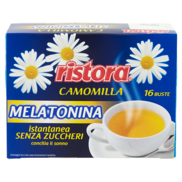 ristora Camomilla Melatonina istantanea Senza Zuccheri 16 x 4 g