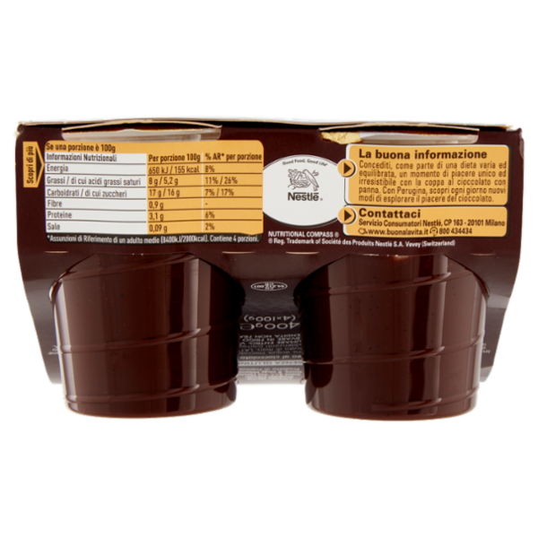 PERUGINA Vortici Cioccolato 4 x 100 g