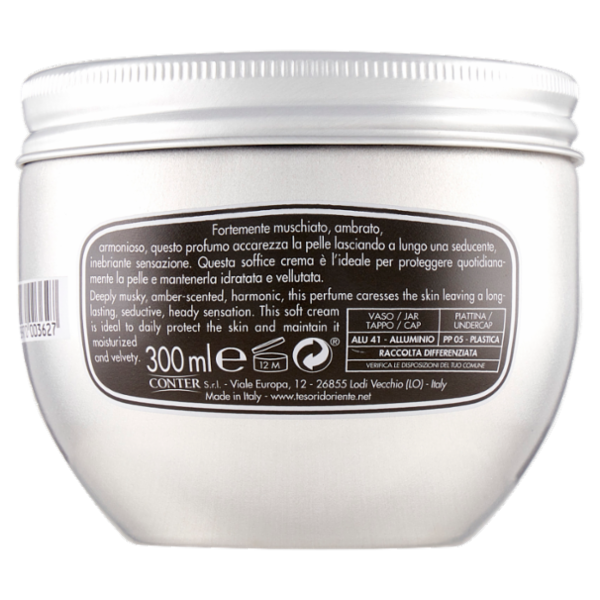 Tesori d'Oriente Muschio Bianco Crema Corpo Aromatica 300 ml
