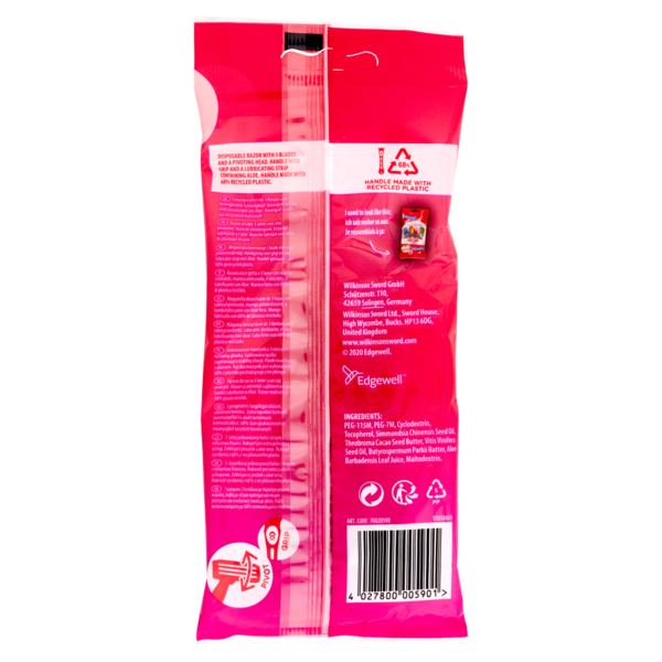 Wilkinson Sword Rasoio usa&getta Extra 3 Essentials Colour mix 4 pz