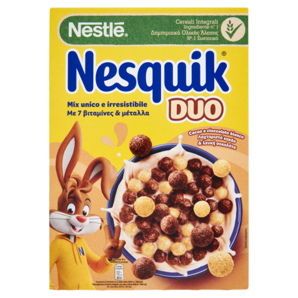 NESQUIK Duo Palline al Cacao e Cioccolato Bianco 325 g