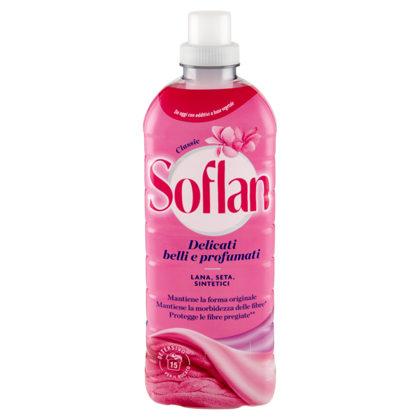 Soflan detersivo liquido Classic per lana, seta, sintetici 900 ml