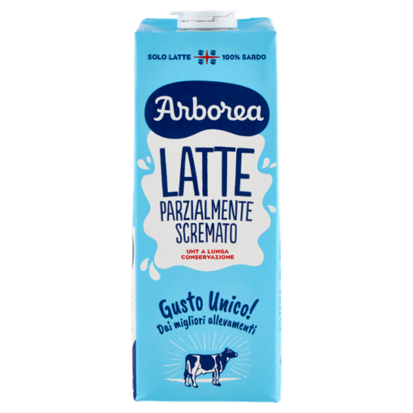 Arborea Latte Parzialmente Scremato UHT a Lunga Conservazione 1000 ml