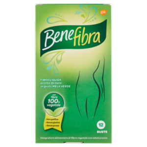 Benefibra Integratore Di Fibre Alimentari Integratore Intestino Gusto Mela Verde 12 Bustine 720 Ml