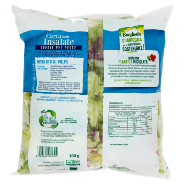 Bonduelle Carta delle Insalate Ricetta Fragrante 180 g