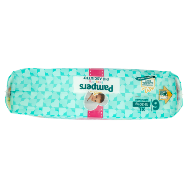 Pampers Baby-dry 6 XL 19+19 pz