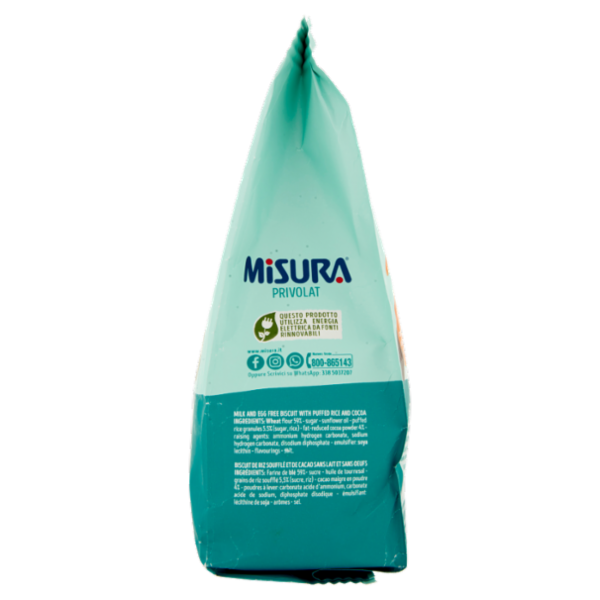 Misura Privolat Cacao e Riso Soffiato 320 g