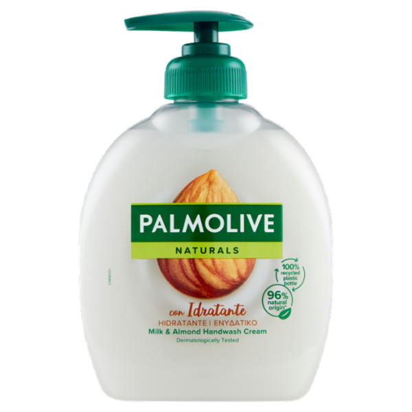 Palmolive sapone liquido mani Naturals latte e mandorla 300 ml
