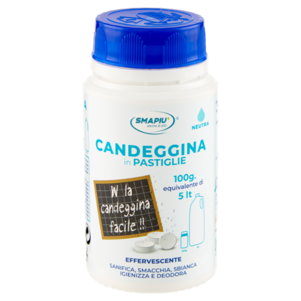 Smapiù Candeggina in Pastiglie Neutra 40 pz