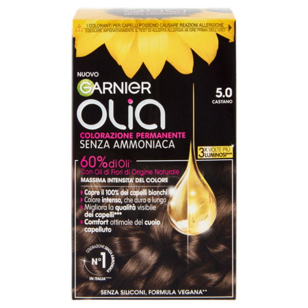 Garnier Olia Tinta Capelli, Senza Ammoniaca, Brown 50