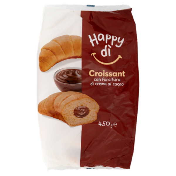 Happy dì Croissant con Crema al Cacao 9x50 g