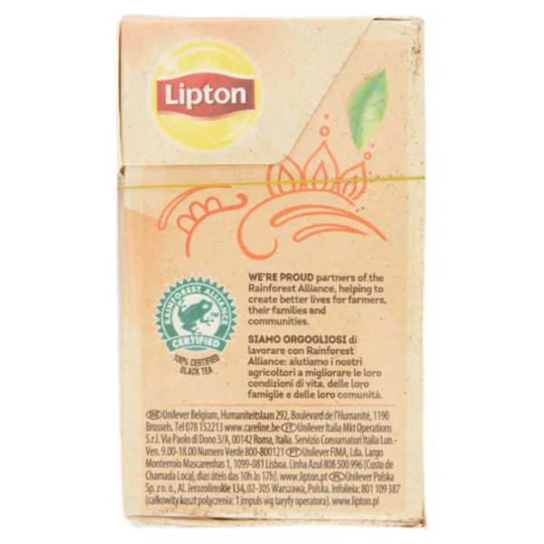 Lipton Té Nero Bio English Breakfast 20 Filtri 36 g