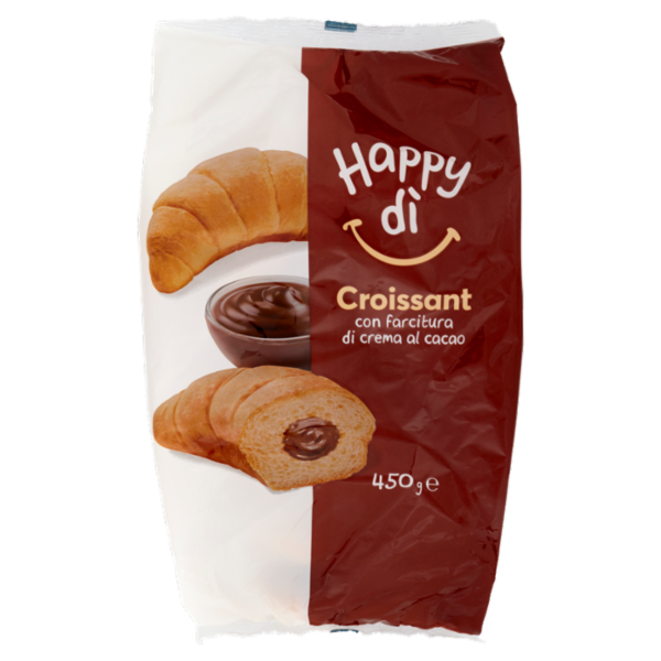 Happy dì Croissant con Crema al Cacao 9x50 g