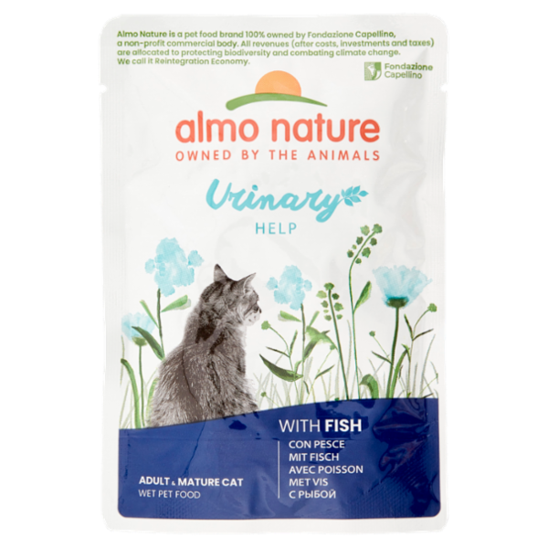 almo nature Urinary Help Adult & Mature Cat con Pesce 70 g