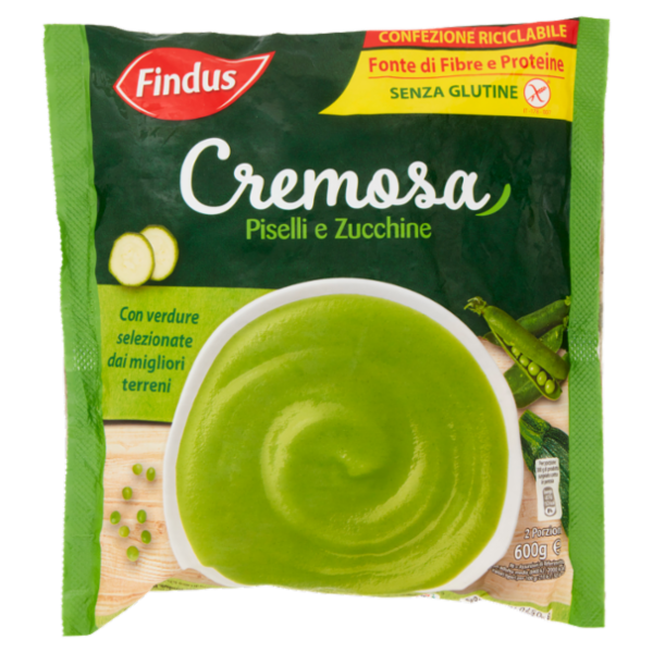 Findus Cremosa Piselli e Zucchine 600 g