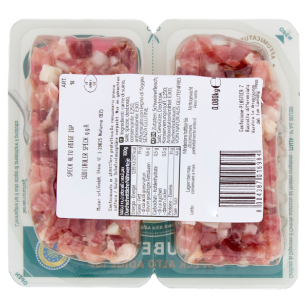 Moser Cubetti Speck Alto Adige IGP 80 g