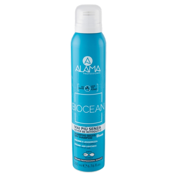 Alama Professional Biocean Shampoo Secco Mousse Volume e Leggerezza 200 ml