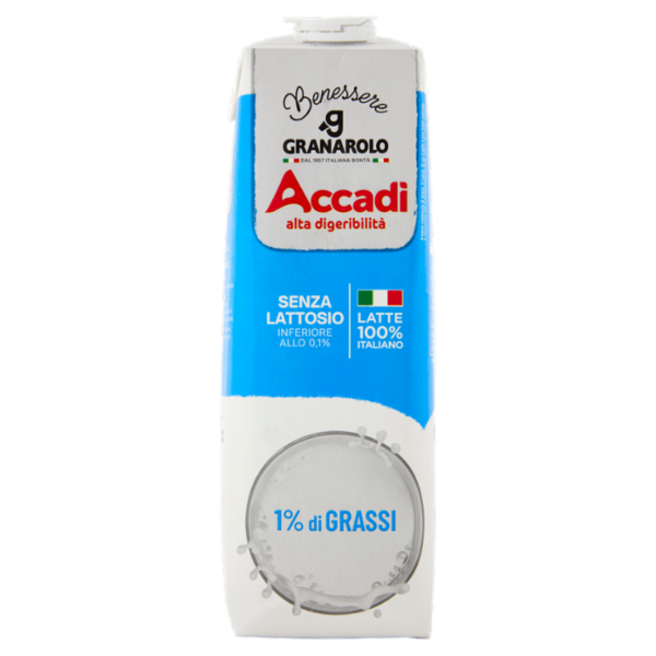 Accadì Benessere Senza Lattosio 1% di Grassi 1 L