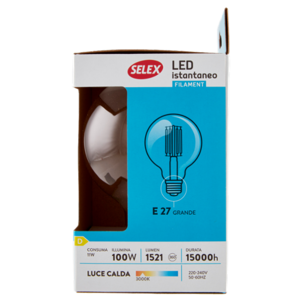 Selex Lampadina Led SMD Sfera E27 11W