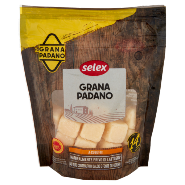 Selex Grana Padano a Cubetti D.O.P. 200 g