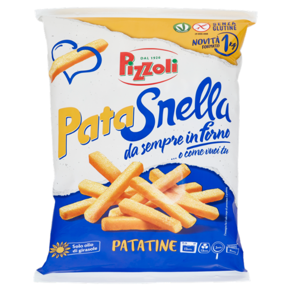 Pizzoli PataSnella Patatine 1 Kg