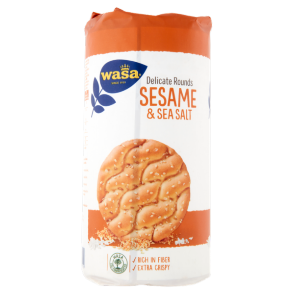 Wasa Runda Sesam & Seasalt Cracker con Semi di Sesamo 290g